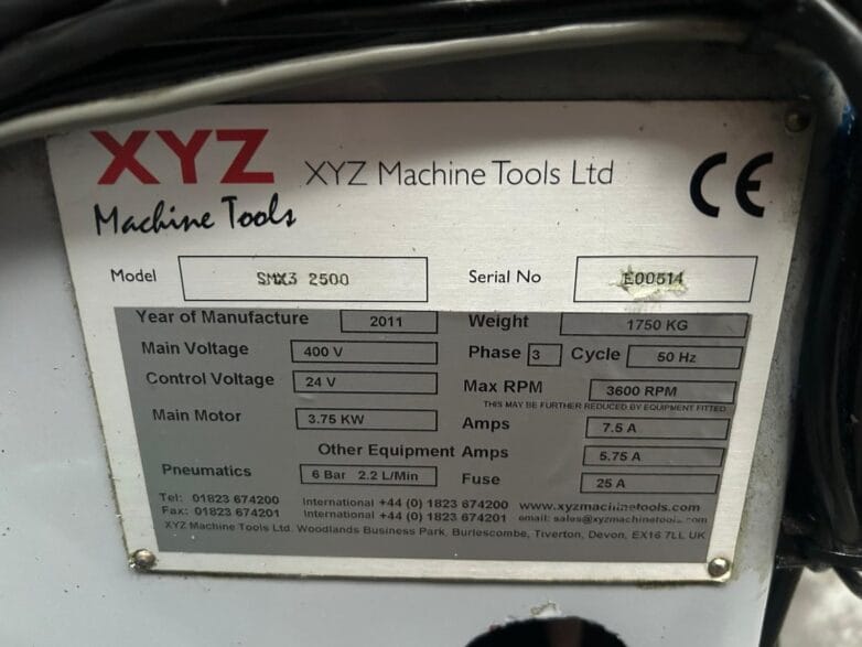XYZ SMX 2500 3