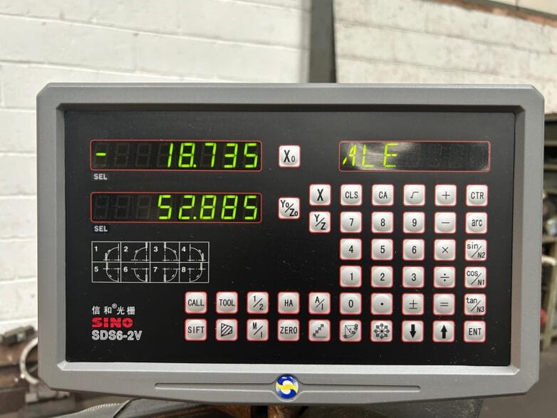 SINO SDS6-2V digital readout display for milling machine