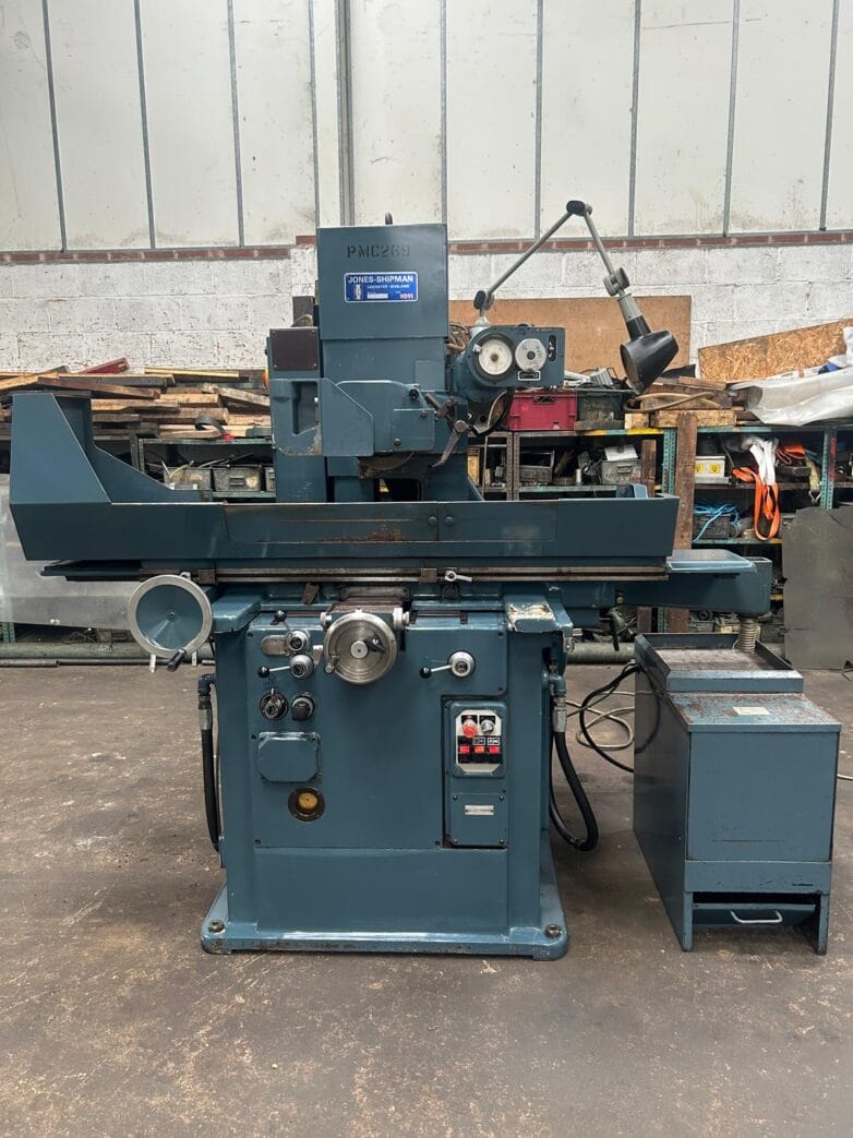 Jones & Shipman surface grinder full view with controls
