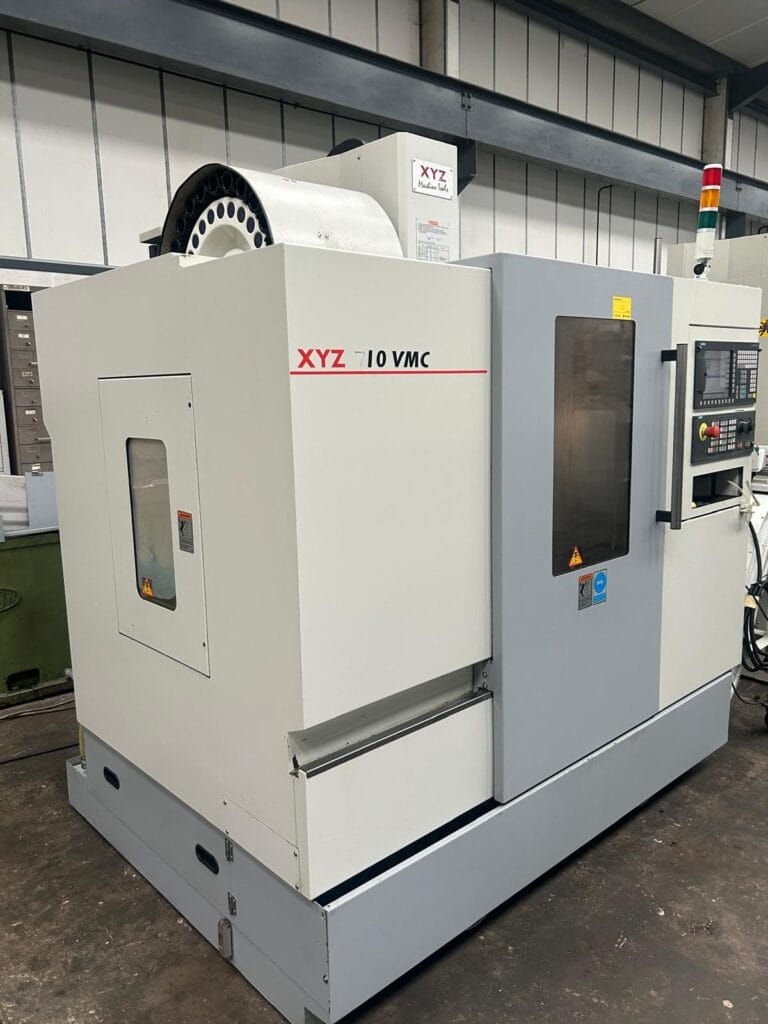 XYZ 710 VMC machining centre with tool carousel and front access panel