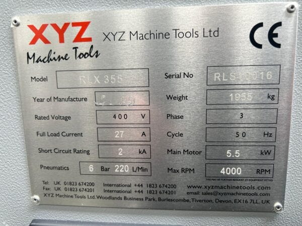 XYZ RLX 355 - Image 6